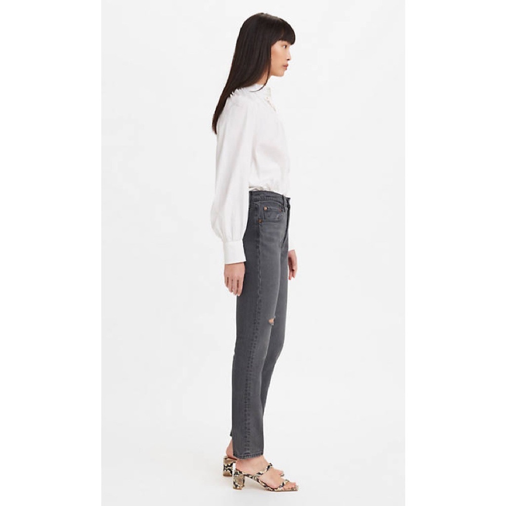 NEW Levi's Premium 501 SKINNY WOMEN'S JEANS Gray - Picture 2 of 16